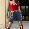 Fantasia Mulher Maravilha Adulto Feminino Sexy Luxo