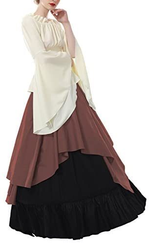 Fantasia Mulher Vitoriana Medieval Adulto Feminino