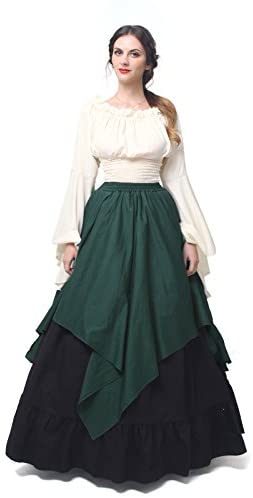 Fantasia Mulher Vitoriana Medieval Adulto Feminino
