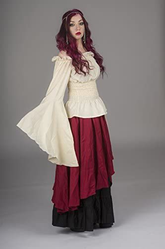 Fantasia Mulher Vitoriana Medieval Adulto Feminino