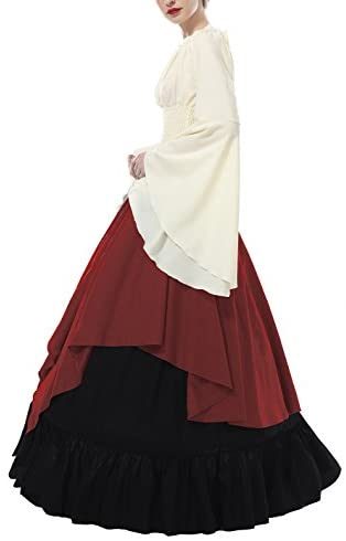 Fantasia Mulher Vitoriana Medieval Adulto Feminino