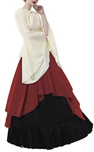 Fantasia Mulher Vitoriana Medieval Adulto Feminino