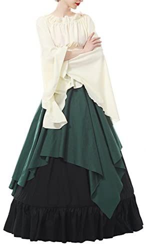Fantasia Mulher Vitoriana Medieval Adulto Feminino