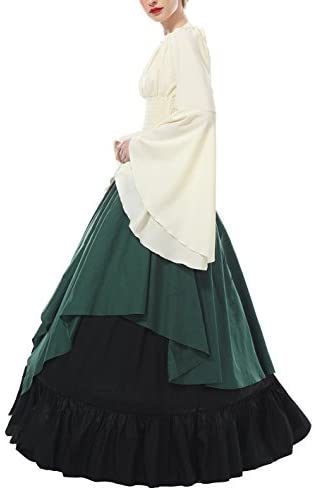 Fantasia Mulher Vitoriana Medieval Adulto Feminino