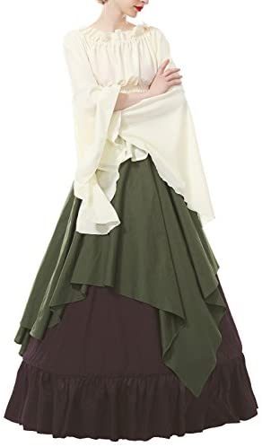 Fantasia Mulher Vitoriana Medieval Adulto Feminino