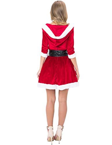 Fantasia Natal Papai Noel Luxo Capuz Adulto Fantasia Natal Papai Noel Luxo Capuz Adulto
