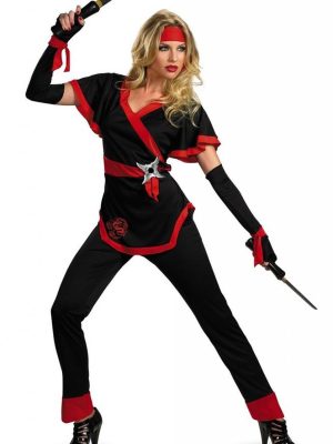 Fantasia Ninja Dragão Estrela Sexy Adulto Fantasia Ninja Dragão Estrela Sexy Adulto