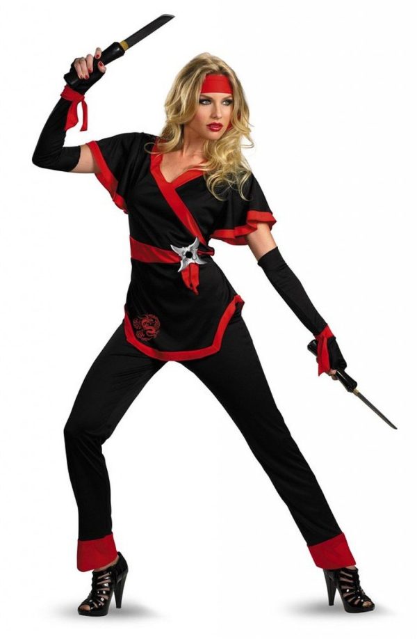 Fantasia Ninja Dragão Estrela Sexy Adulto Fantasia Ninja Dragão Estrela Sexy Adulto