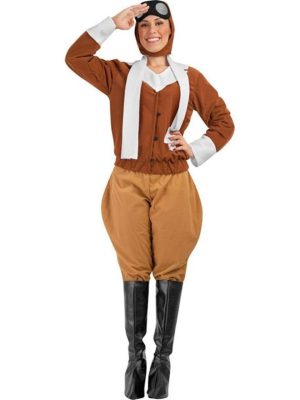 Fantasia Piloto Aviador Adulto Feminino