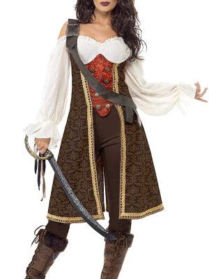 Fantasia Pirata Feminina Clássica dos Mares Fantasia Pirata Feminina Clássica dos Mares