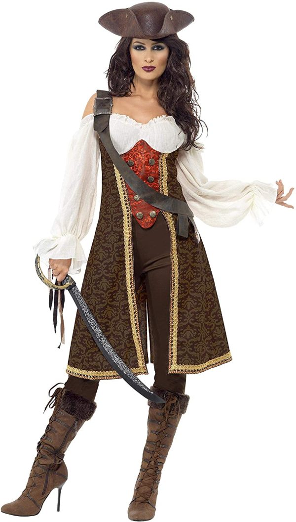 Fantasia Pirata Feminina Clássica dos Mares Fantasia Pirata Feminina Clássica dos Mares