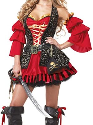 Fantasia Pirata Feminina Clássica Espanhola Fantasia Pirata Feminina Clássica Espanhola