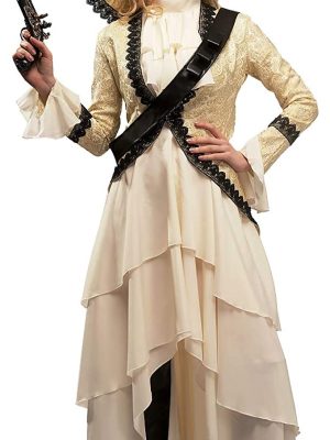 Fantasia Pirata Feminina Clássica Fancy Fantasia Pirata Feminina Clássica Fancy