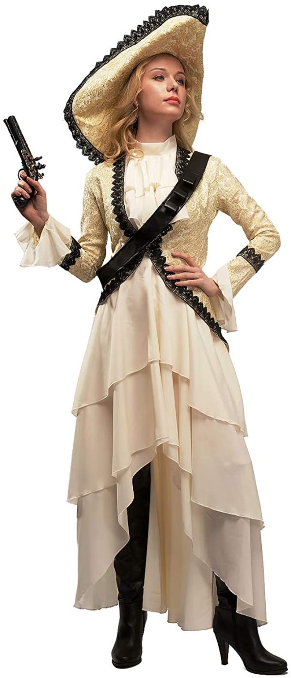 Fantasia Pirata Feminina Clássica Fancy Fantasia Pirata Feminina Clássica Fancy