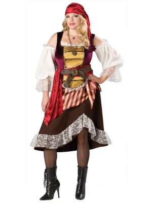 Fantasia Pirata Feminina Clássica GG