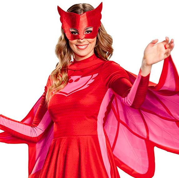 Fantasia PJ Máscaras Corujita Amaya Adulto Fantasia PJ Máscaras Corujita Amaya Adulto