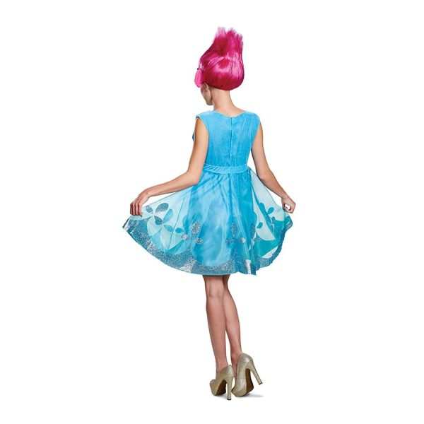 Fantasia Poppy Trolls Adulto Luxo Fantasia Poppy Trolls Adulto Luxo