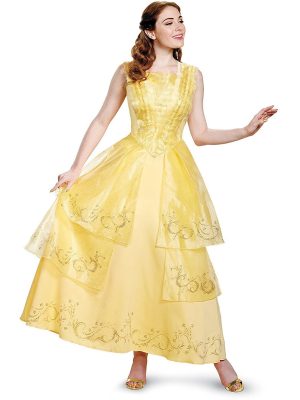 Fantasia Princesa Bela Adulto Elite Fantasia Princesa Bela Adulto Elite