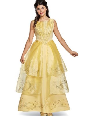 Fantasia Princesa Bela Adulto Luxo Fantasia Princesa Bela Adulto Luxo