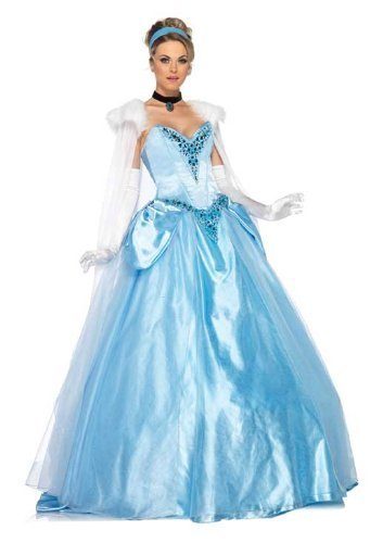 Fantasia Princesa Encantada Cinderela Luxo Adulto