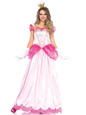 Fantasia Princesa Peach Adulto Classica Fantasia Princesa Peach Adulto Classica