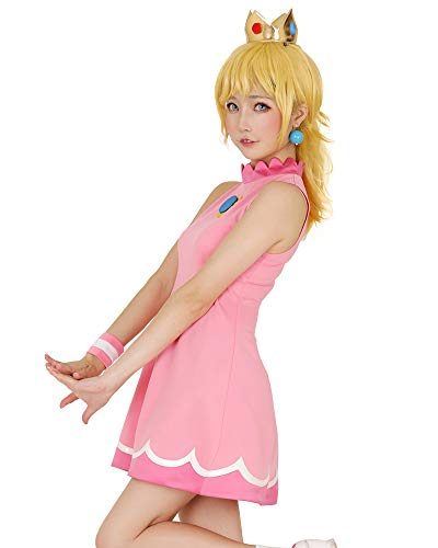 Fantasia Princesa Peach Adulto Vestido Fantasia Princesa Peach Adulto Vestido