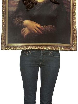 Fantasia Quadro Mona Lisa Luxo Fantasia Quadro Mona Lisa Luxo