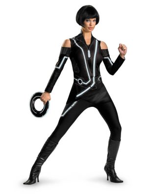 Fantasia Quorra Adulto Luxo Tron Fantasia Quorra Adulto Luxo Tron