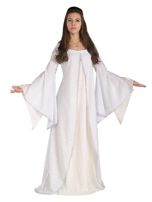 Fantasia Rainha Arwen Rei dos Anéis Luxo Adulto Fantasia Rainha Arwen Rei dos Anéis Luxo Adulto