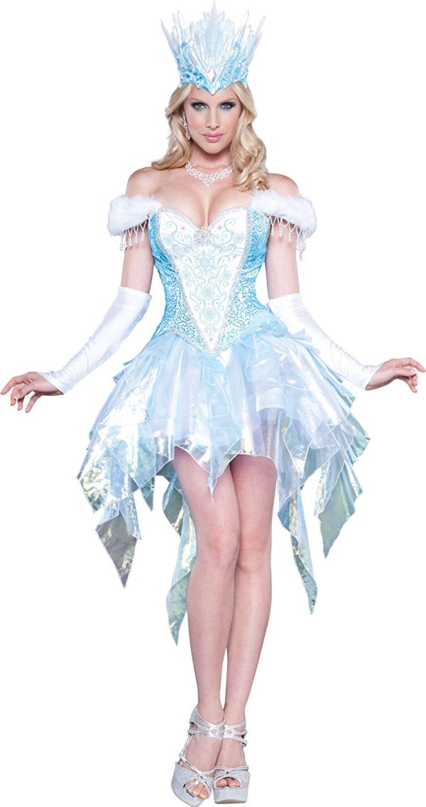 Fantasia Rainha da Neve Sexy Luxo Adulto Fantasia Rainha da Neve Sexy Luxo Adulto