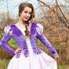Fantasia Rapunzel Enrolados Disney Luxo Adulto
