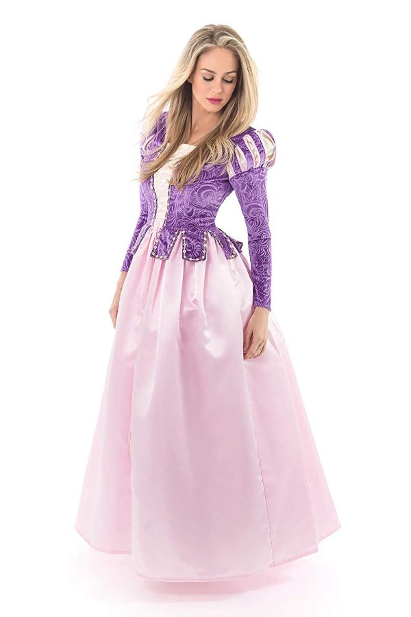 Fantasia Rapunzel Enrolados Disney Luxo Adulto Fantasia Rapunzel Enrolados Disney Luxo Adulto