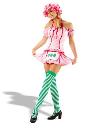 Fantasia Sexy Adulto Moranguinho Feminino Luxo