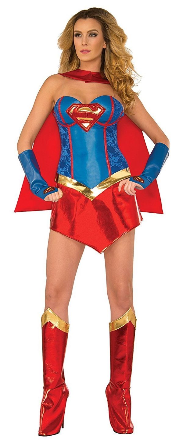 Fantasia Super Girl Adulto Sexy Fantasia Super Girl Adulto Sexy