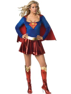Fantasia Supergirl Adulto Feminino Sexy Fantasia Supergirl Adulto Feminino Sexy