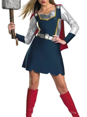 Fantasia Thor Feminino Adulto Fantasia Thor Feminino Adulto
