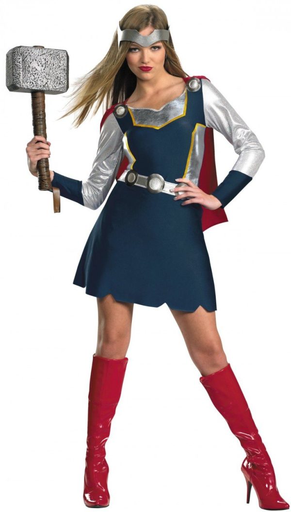 Fantasia Thor Feminino Adulto Fantasia Thor Feminino Adulto