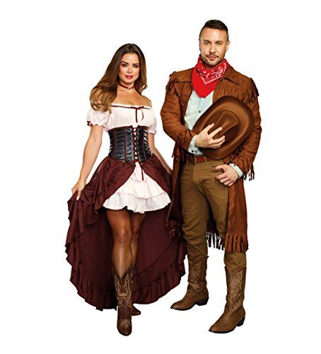 Fantasia Velho Oeste Feminino Adulto Luxo