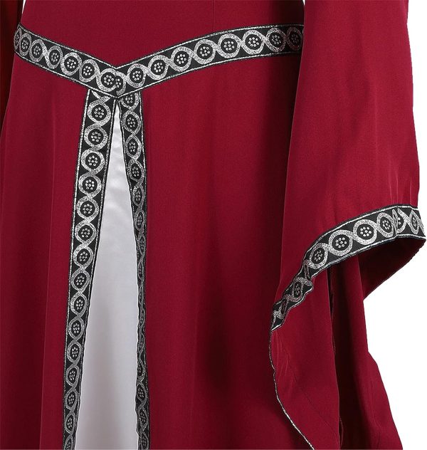 Fantasia Vestido Mulher Vitoriana Medieval Adulto Feminino Fantasia Vestido Mulher Vitoriana Medieval Adulto Feminino