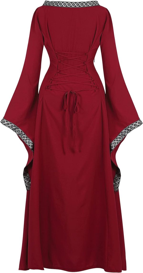 Fantasia Vestido Mulher Vitoriana Medieval Adulto Feminino Fantasia Vestido Mulher Vitoriana Medieval Adulto Feminino