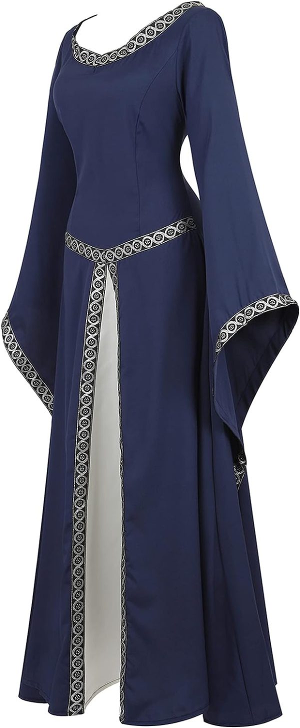 Fantasia Vestido Mulher Vitoriana Medieval Adulto Feminino Fantasia Vestido Mulher Vitoriana Medieval Adulto Feminino