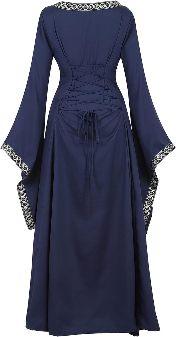 Fantasia Vestido Mulher Vitoriana Medieval Adulto Feminino Fantasia Vestido Mulher Vitoriana Medieval Adulto Feminino