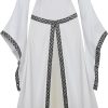 Fantasia Vestido Mulher Vitoriana Medieval Adulto Feminino