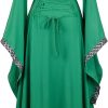 Fantasia Vestido Mulher Vitoriana Medieval Adulto Feminino