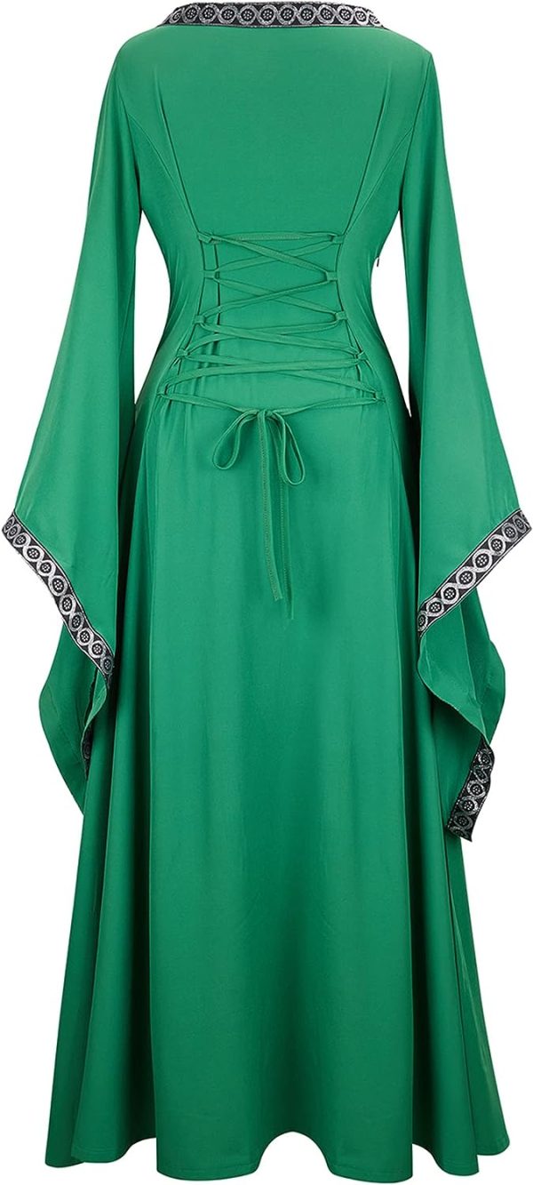 Fantasia Vestido Mulher Vitoriana Medieval Adulto Feminino Fantasia Vestido Mulher Vitoriana Medieval Adulto Feminino