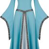 Fantasia Vestido Mulher Vitoriana Medieval Adulto Feminino