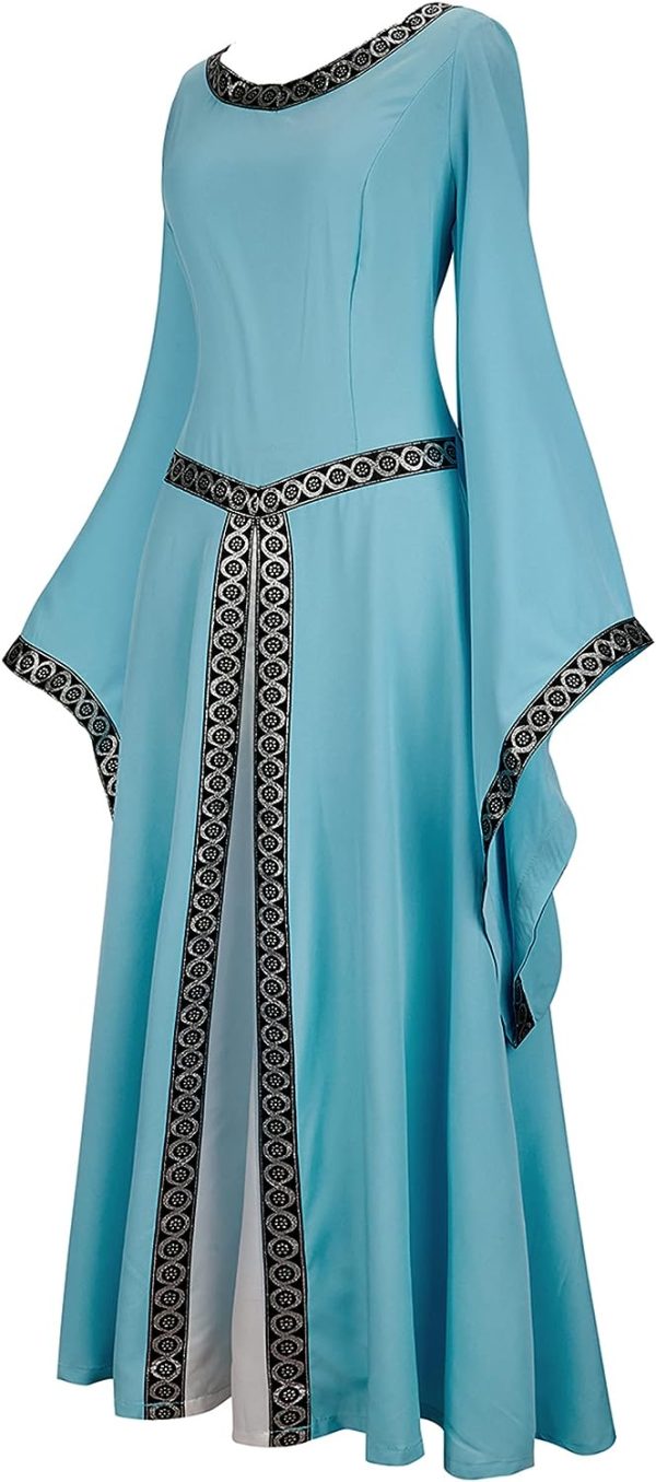 Fantasia Vestido Mulher Vitoriana Medieval Adulto Feminino Fantasia Vestido Mulher Vitoriana Medieval Adulto Feminino