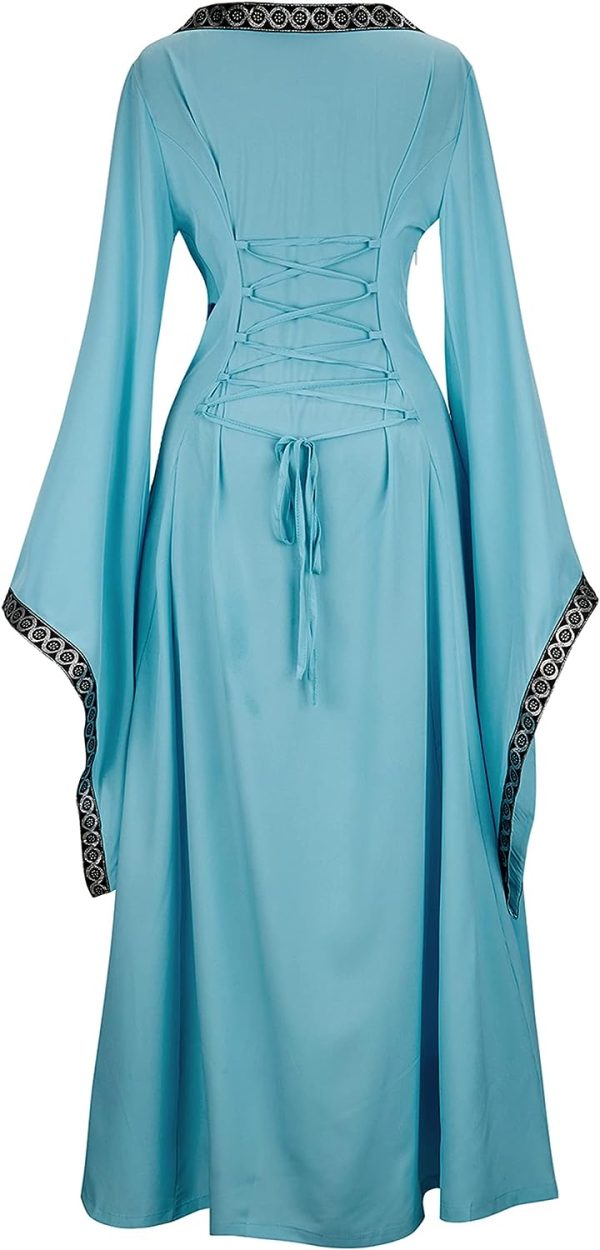 Fantasia Vestido Mulher Vitoriana Medieval Adulto Feminino Fantasia Vestido Mulher Vitoriana Medieval Adulto Feminino