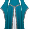 Fantasia Vestido Mulher Vitoriana Medieval Adulto Feminino