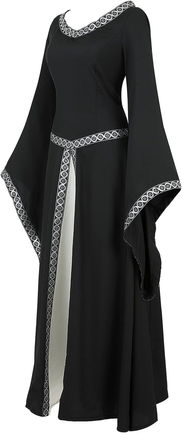 Fantasia Vestido Mulher Vitoriana Medieval Adulto Feminino Fantasia Vestido Mulher Vitoriana Medieval Adulto Feminino